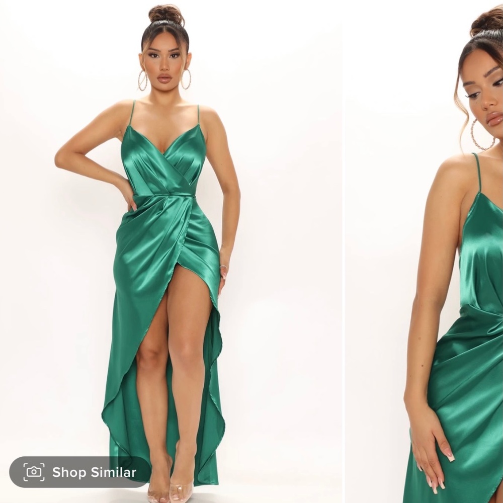 FashionNova Satin Dress, Brand New